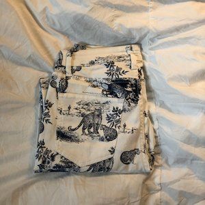 Animal Print Skinny Jeans